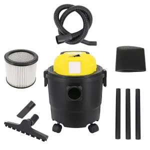 15L 1250W Wet and Dry Vacuum Cleaner Compact Cylinder 15KPa HEPA Filter