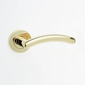 Mailand Passage Door Handle (Set of 2) PVD Brass