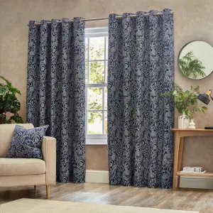 Wylder Nature Bali Botanical Jacquard Eyelet Curtains