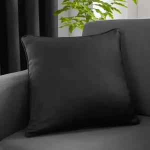 Strata Luxe Black Velvet Filled Cushion