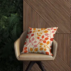 Colorful Autumn Leaves Outdoor Cushion 60cm x 60cm