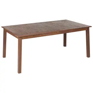 Garden Table Wood Dark Wood CESANA