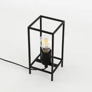 Luminosa Melando Industrial, Retro 1 Light Portable Floor Lamp, E27