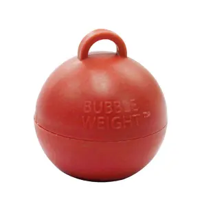 Creative Party Plastic Bubble Balloon Weight Red (One Size)