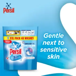 Persil XXL 3in-1 Washing Capsules Non-Bio Gentle Next to Sensitive Skin 48W, 4pk