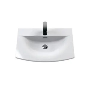 Urban 610 mm Wall Hung Single Vanity Unit Satin Anthracite