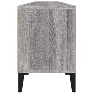 Berkfield TV Cabinet Grey Sonoma 150x30x44.5 cm Engineered Wood