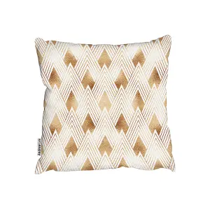 Golden geometric shapes (Cushion) / 45cm x 45cm