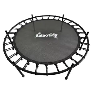 Galactica Mini Trampoline 4.5FT 55inch with Safety Net Enclosure Indoor Outdoor Children Activity Junior Trampoline Blue