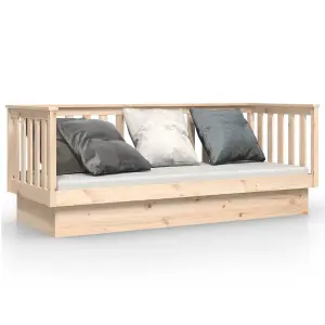 Berkfield Day Bed 90x190 cm Solid Wood Pine