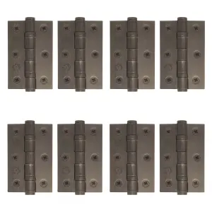 AFIT Dark Bronze Door Hinges - 3 Inch / 76mm  Internal Fire Door Hinges - 4 Pairs