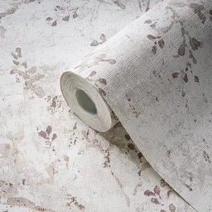 Galerie Welcome Home Cream Rustic Blossom Wallpaper