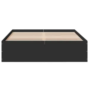 Berkfield Bed Frame without Mattress Black 120x200 cm