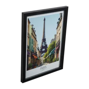 Paris & New York City Multicolour Framed print (H)43cm x (W)33cm, Set of 2