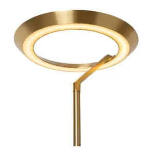 Lucide CELESTE - Floor lamp - 28 cm - LED Dim. - 1x21W 2700K - Matt Gold / Brass