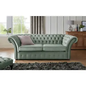 Chesterfield Beaumont 3 Seater Sofa Malta Seaspray 11