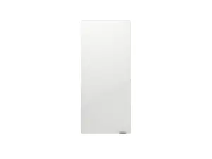 GoodHome Imandra Gloss White Single Bathroom Wall cabinet (H)90cm (W)40cm