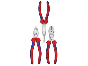 Knipex 00 20 11 Assembly Pack Pliers Set, 3 Piece KPX002011