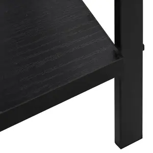 Berkfield 4-Layer Book Shelf Black 60x27.6x124.5 cm Engineered Wood