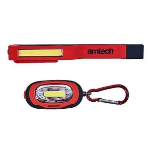 3W COB LED Penlight With 1W Carabiner Light