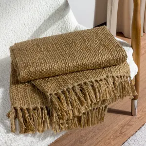 HOEM Morni Woven Yarn Tasselled Throw