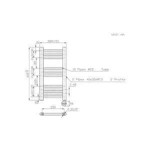 Right Radiators Prefilled Thermostatic Electric Heated Towel Rail Straight Ladder Warmer Rads - White 600x300 mm