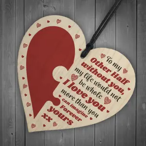 I Love You Keepsake Gifts Husband Wife Valentines Day Gift For Him Her Other Half