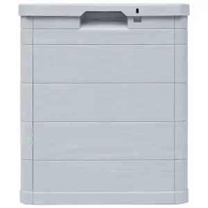 Berkfield Garden Storage Box 90 L Light Grey