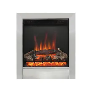 Athena Chrome Inset Electric Fire