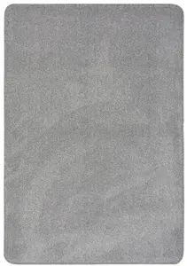 Relay Collection Recycled Low Pile Rug in Grey