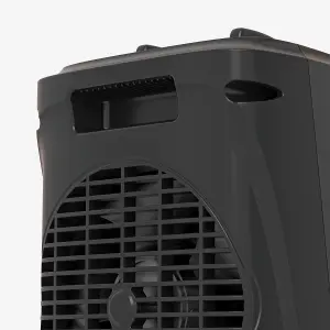 Pro Breeze 2000W Mini Ceramic Fan Heater - Black