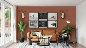 Leyland Trade Vinyl Soft Sheen Walls & Ceilings Emulsion Paint Copper Brown (RAL 8004) - 5L