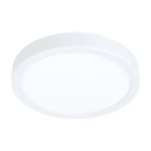 Wall / Ceiling Light White 210mm Round Surface Mounted 16.5W LED 4000K