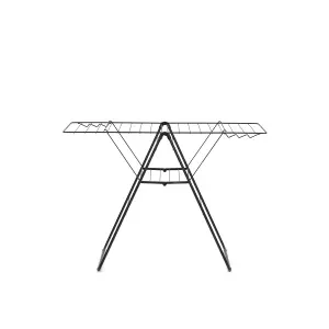 Brabantia Black Foldable Laundry Airer, 20m