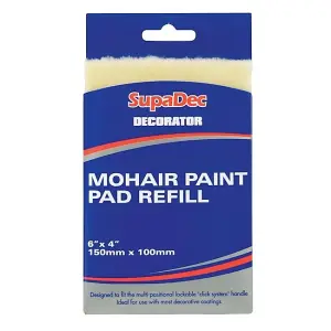 SupaDec Decorator Mohair Paint Pad Refill Cream (One Size)