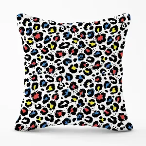 Coloured Leopard Print Cushions 60cm x 60cm