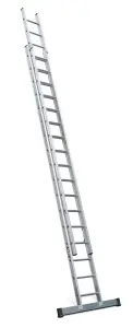 LytePro+ EN131-2 Professional Industrial 2 Section Extension Ladder 2x15 Rung