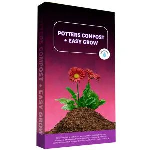 1 Bag (60 Litres) Easy Grow Potters Seed Sowing Compost Ideal For Potting & Planting Nutrient Balanced For Stronger Roots