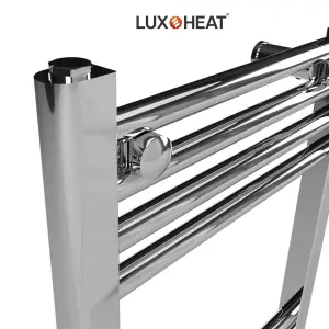 Towel Radiator Rail 1200 x 600 for Central Heating with Chrome Finish