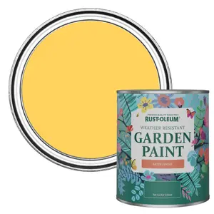 Rust-Oleum Lemon Jelly Satin Garden Paint 750ml