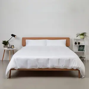 100% Bamboo Bedding Complete Bedding Set Pure White