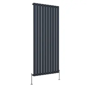 Right Radiators 1600x680 mm Vertical Single Flat Panel Designer Radiator Central Heating Rads Anthracite