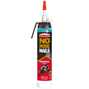 UniBond No More Nails Original Solvent-free White Grab adhesive 200ml 0.37kg