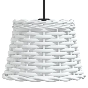 Chira Pendant Shade White / 15cm H x 20cm W x 20cm D