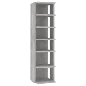 Berkfield Shoe Cabinets 2 pcs Concrete Grey 27.5x27x102 cm