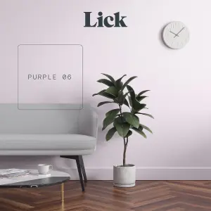 Lick Purple 06 Matt Emulsion paint, 2.5L