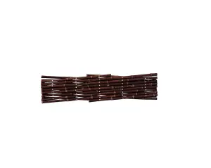 Primrose Black Natural Bamboo Expandable Fencing Screening Trellis 200cm