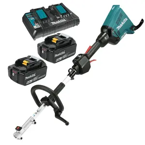 Makita DUX60 Brushless Twin 18v 36v LXT Cordless Split Shaft Multi Tool 2 x 6ah