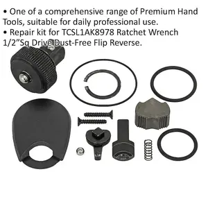 1/2 Inch Square Drive Repair Kit for Dust-Free Ratchet Wrench Model YS02027