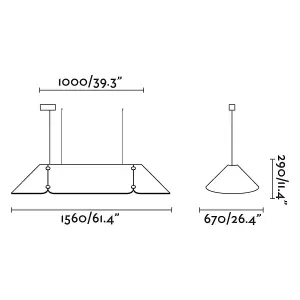 Luminosa Falls Integrated LED Recessed Outdoor Ground light, 2700K, IP67